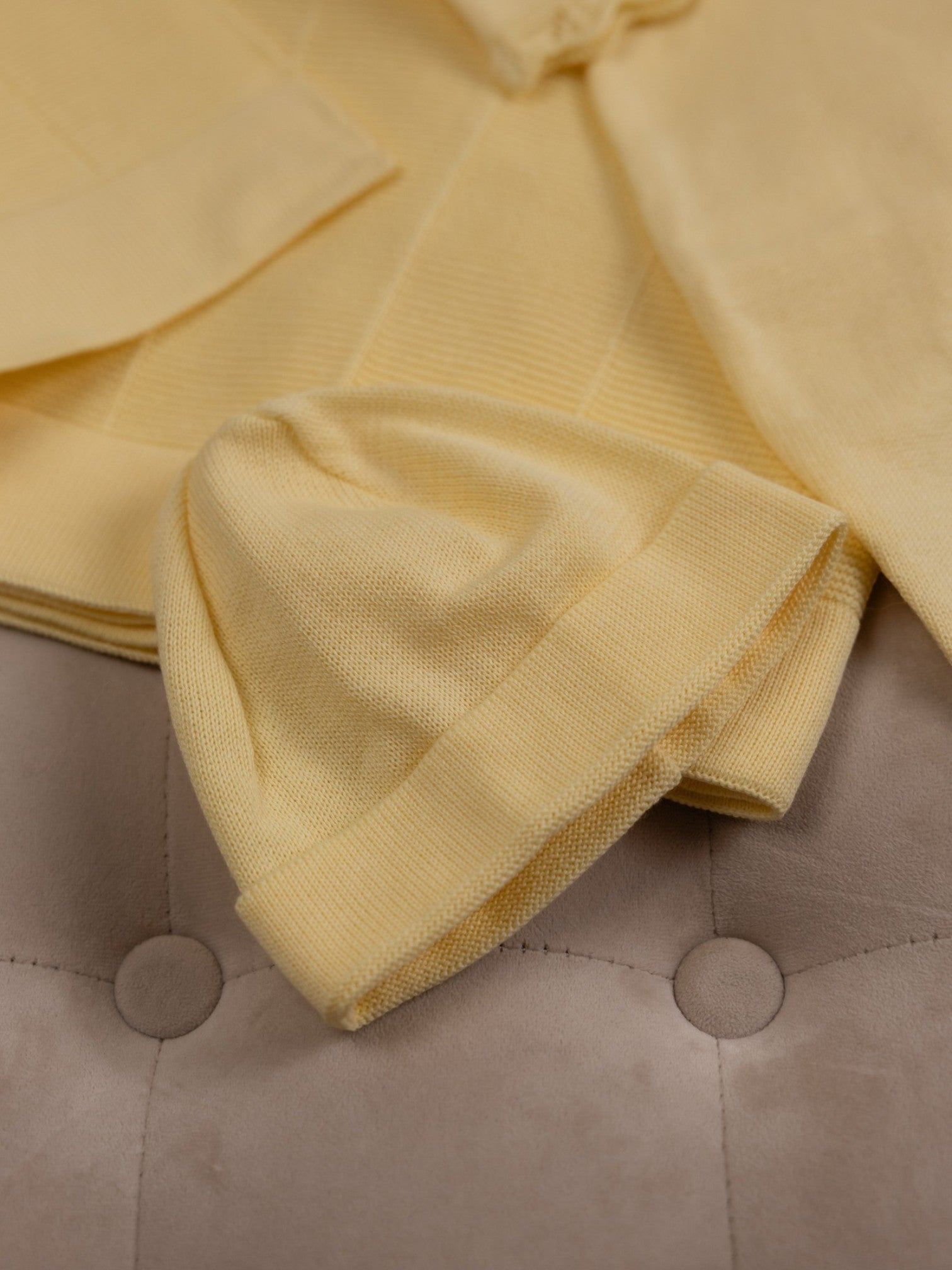 Cappellino Nascita Giallo