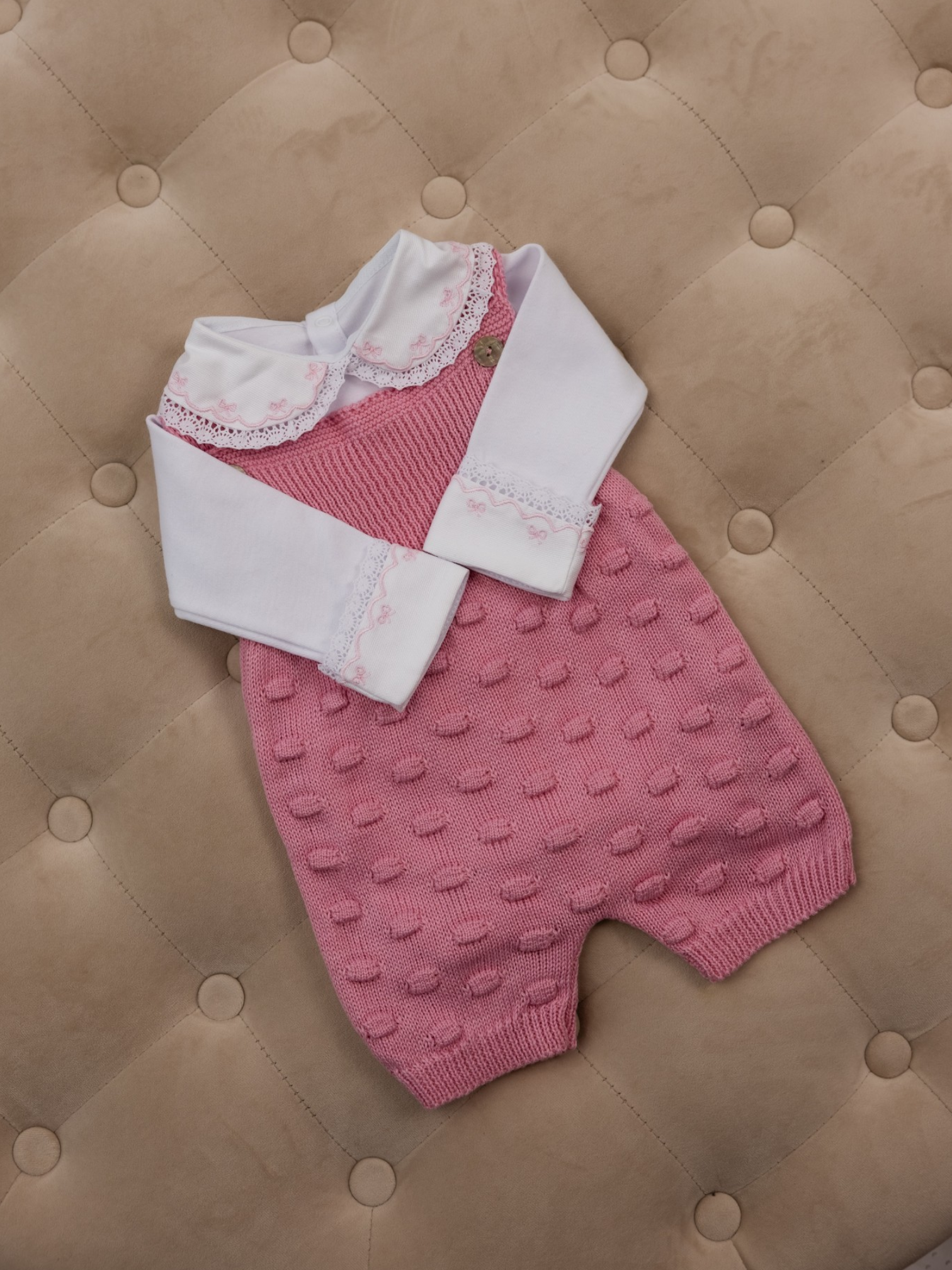 Pagliaccetto in filo Rosa