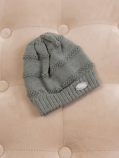Cappellino in Maglia Verde Salvia