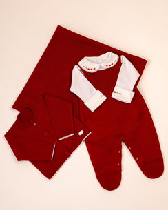 Corredino Nascita Rosso 4 pezzi