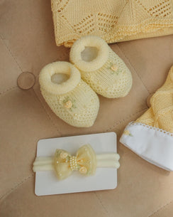 Set fascetta + Scarpine Giallo