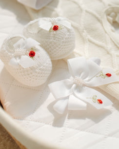Set fascetta + Scarpine Bianco