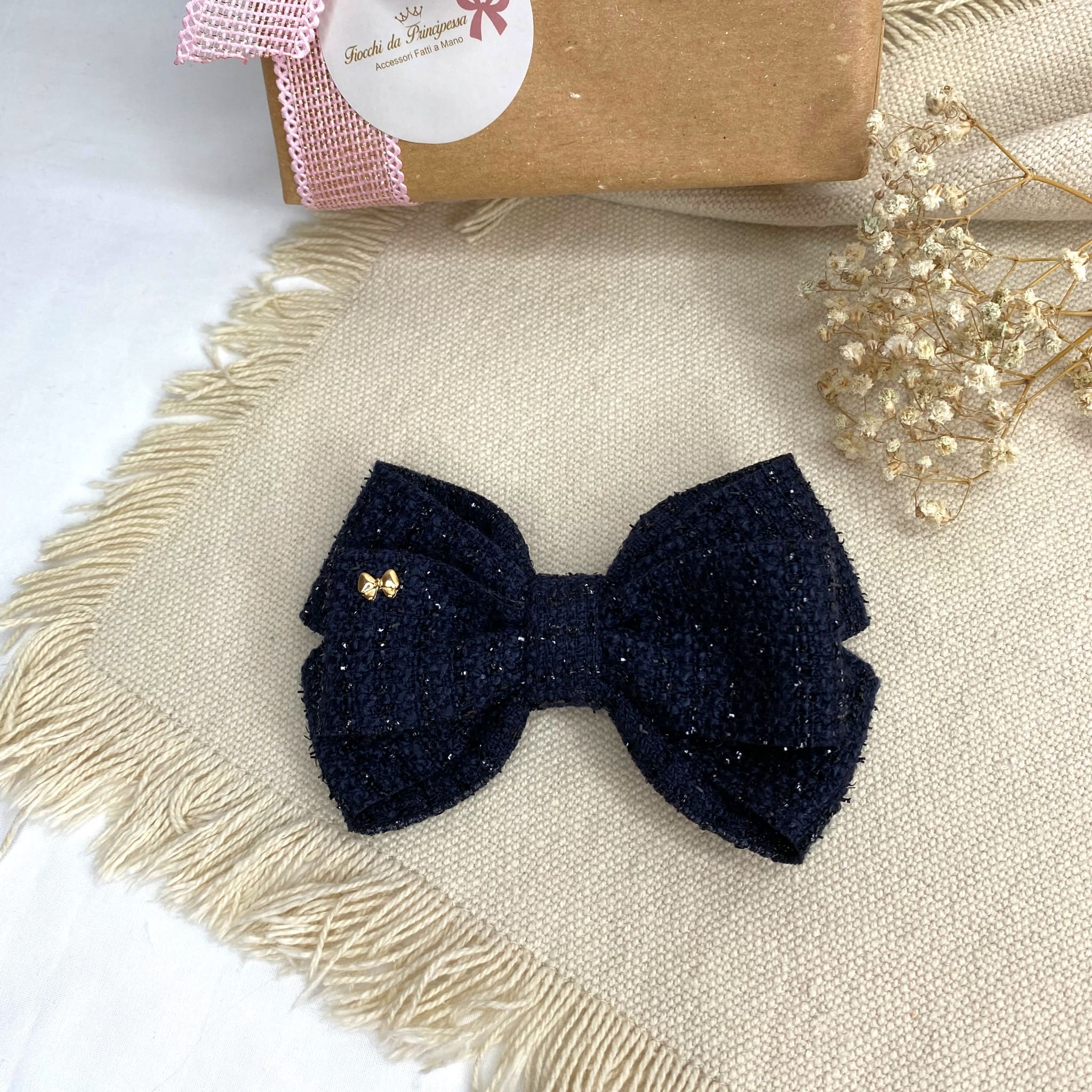 Fiocco Bimba Elegante (Nero)