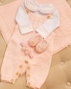 Corredino Nascita Completo Rosa 5 pezzi