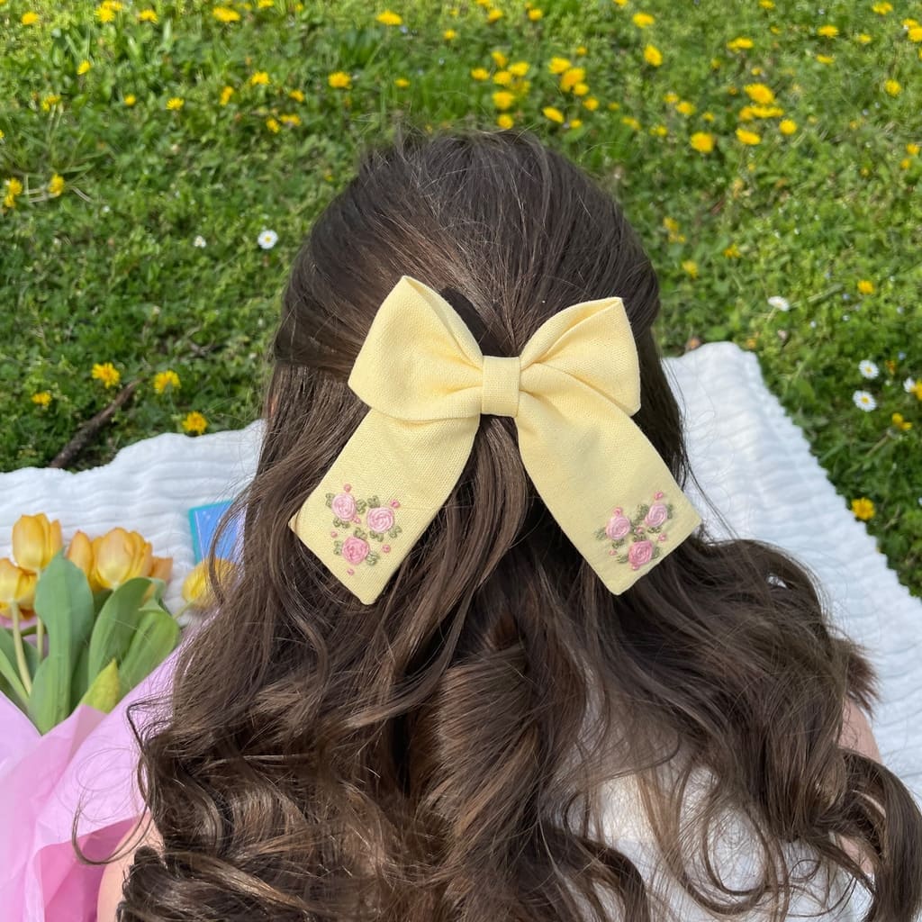 Mily Yellow Bow