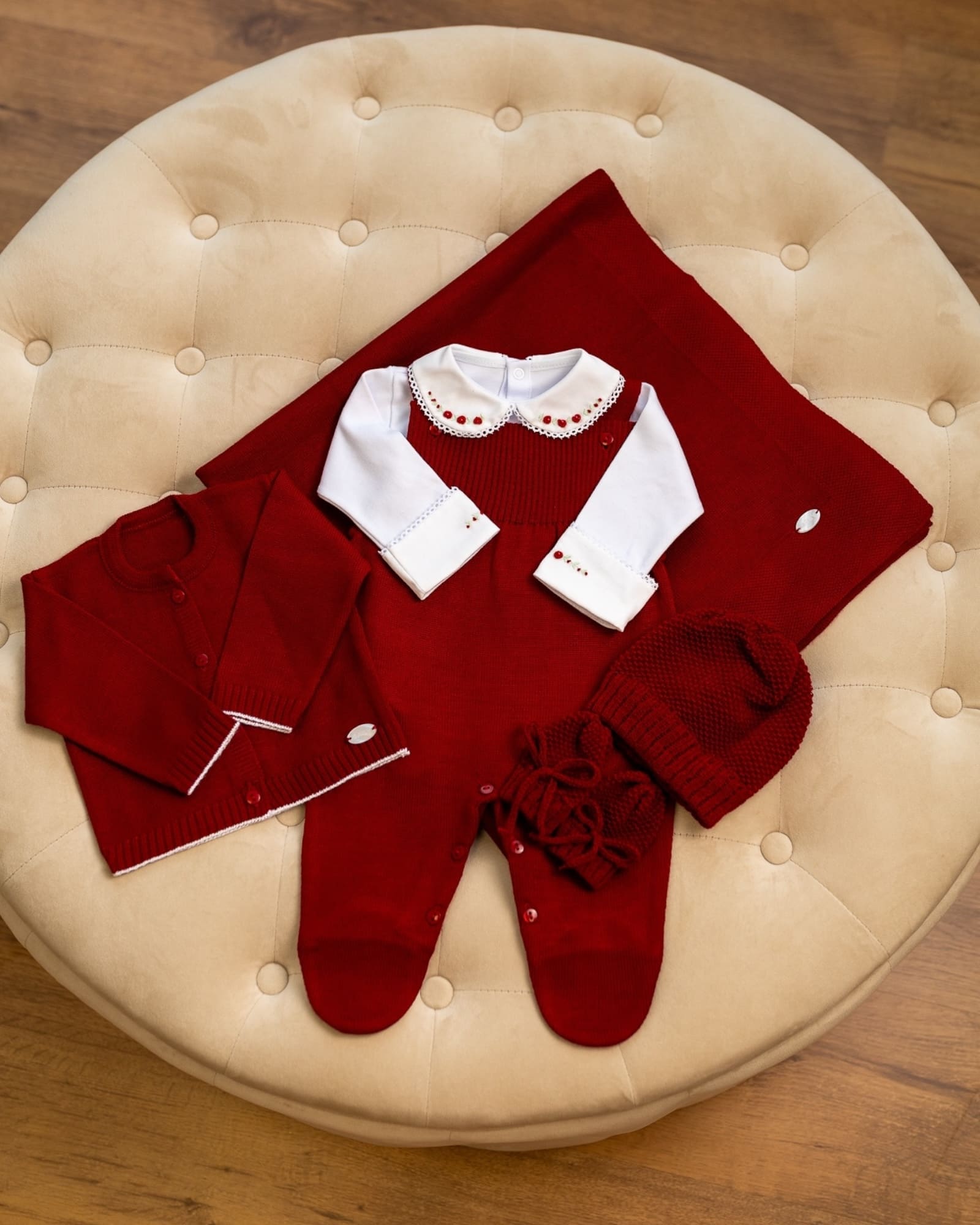 Corredino Nascita Rosso 4 pezzi